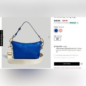 Madewell hobo slouch carabiner bag